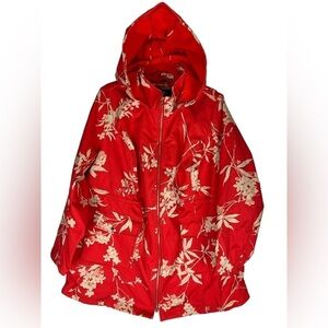 Isaac Mizrahi Water Repellant Womens Size 2XL Autumn Printed Soft Shell …